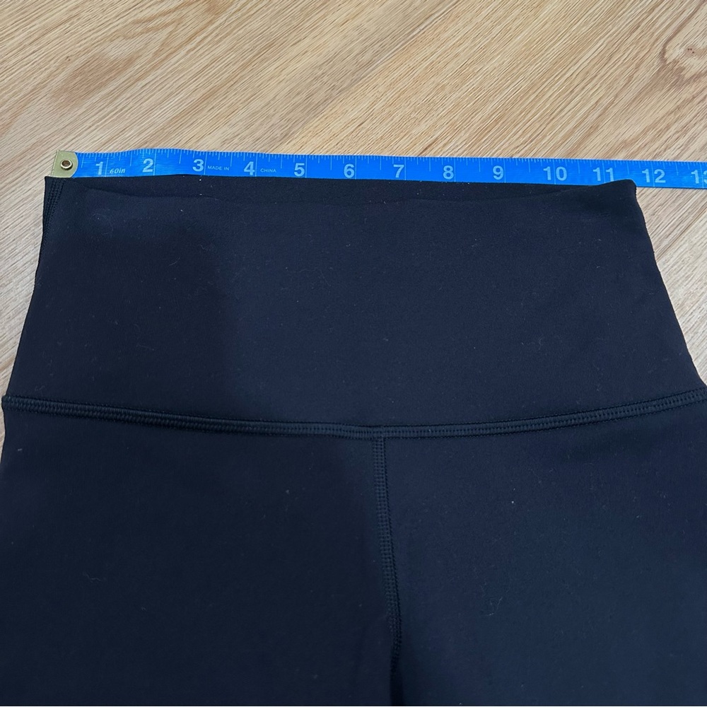 Lululemon Wunder Under 28” High Rise Luon Black Leggings Pants Size 4 - Picture 9 of 12